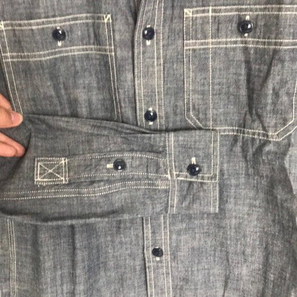 J CREW men’s chambray shirt XS - Picture 4 of 5
